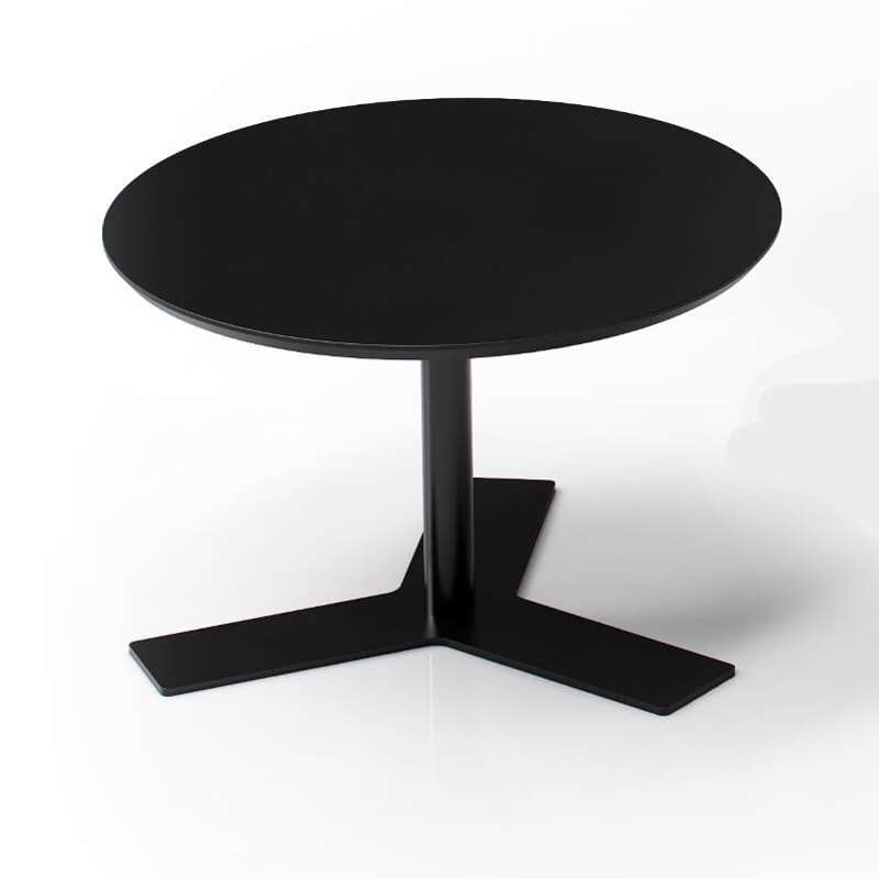 Cafebord Dencon 03506 Ø80 sort nano m/stel 0656 sort