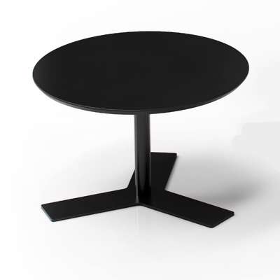 Cafebord Dencon 03506 Ø80 sort nano m/stel 0656 sort