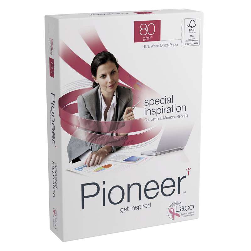 Kopipapir Pioneer 80g A3 500ark/pk