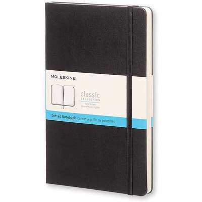 Notesbog Moleskine Classic hard dotted L 13x21cm sort