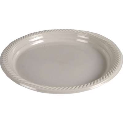 Tallerken plast PP flergangs Ø26cm /25 stk.