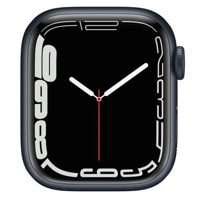 Ur Apple Watch serie 7 GPS+LTE 41mm sort/alu