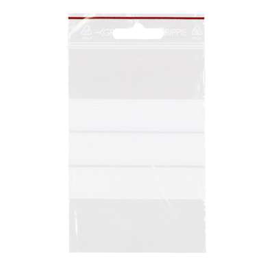 Lynlåsposer 80x120mm T-65 m/skrivefelt 1000stk/pk