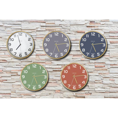 Vægur Unilux Baltic Clock Ø31,5 white/wood