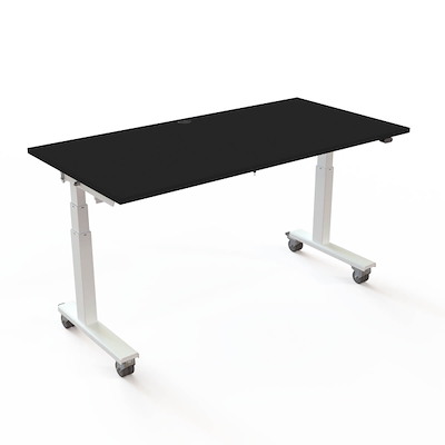 Hæve-sænkebord Flip Top ConSet 160x80 sort/hvid