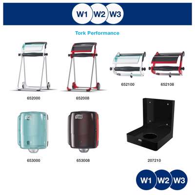 Aftørring Tork Premium 510  hvid W1/W2/W3 510137 400 ark