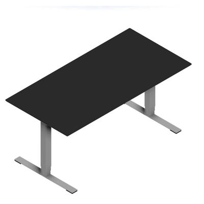 Hæve-sænke bord Dencon V3504 1600x800 alu stel sort nano pl