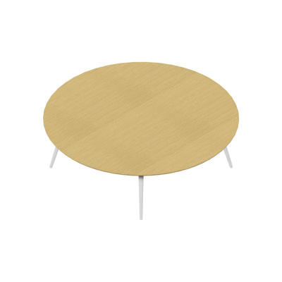 Konferencebord Dencon XL 1902 Ø240 HPL eg/hvid