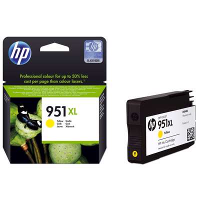 Farvepatron HP 951XL,  t/8600, yellow