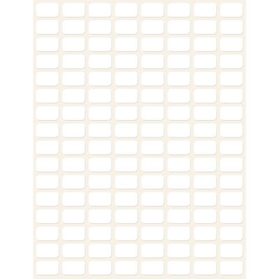 Etiket Avery hvid 13x8mm 3306 3712stk/pk