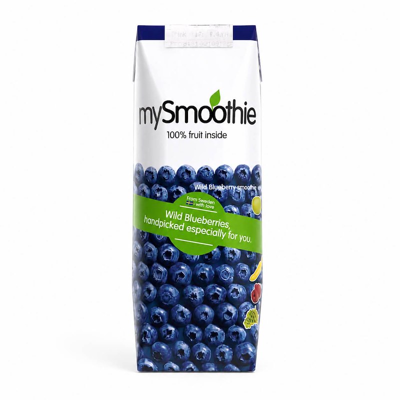 MySmoothie vilde blåbær karton 25cl