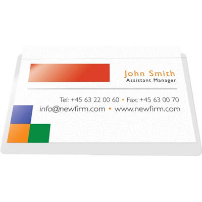 Magnetlomme 6x9cm t/visitkort åben lang /50