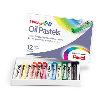 Oliepasteller Pentel PHN-12U Arts Oil Pastel /12