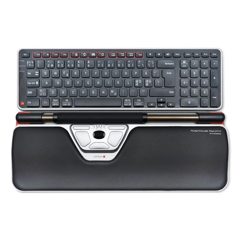 RollerMouse Contour Re:d Plus WL + Balance Keyboard WL