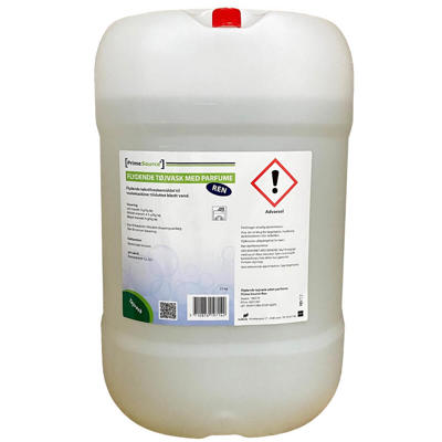 Vaskemiddel flydende PrimeSource Ren m/enzymer-parf. 23kg