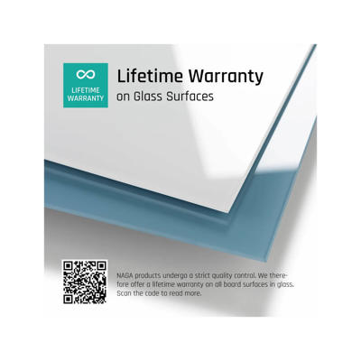 Glastavle Naga magnetisk 450x450mm