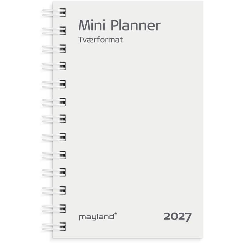 Mini Planner ugekalender 2027 Mayland REFILL