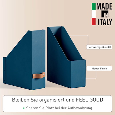 Tidsskriftsamler Leitz Puro A4 ocean blue /2