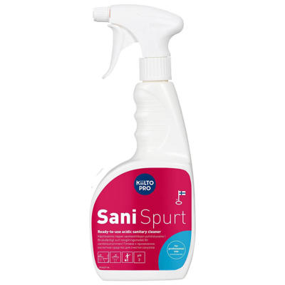 Sanitetsrengøring Kiilto Sani Spurt spray sur m/parf. 0,75l
