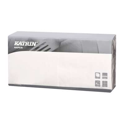 Serviet 3 lags 40x40 cm pk/250 stk hvid