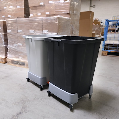 Affaldsvogn Durabin rPP 90L