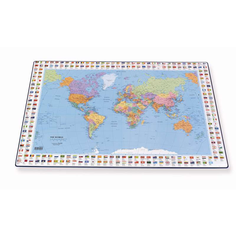 Skriveunderlag Verden 44x63 cm