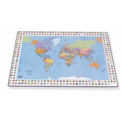 Skriveunderlag Verden 44x63 cm