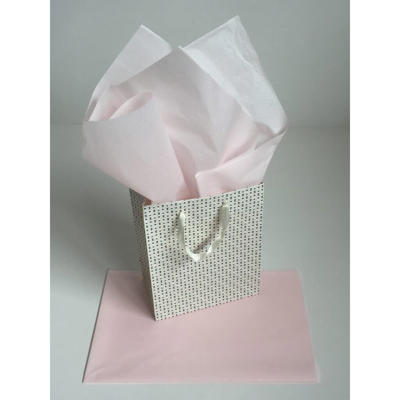 Silkepapir 48x36cm 17g lyserød pk./480