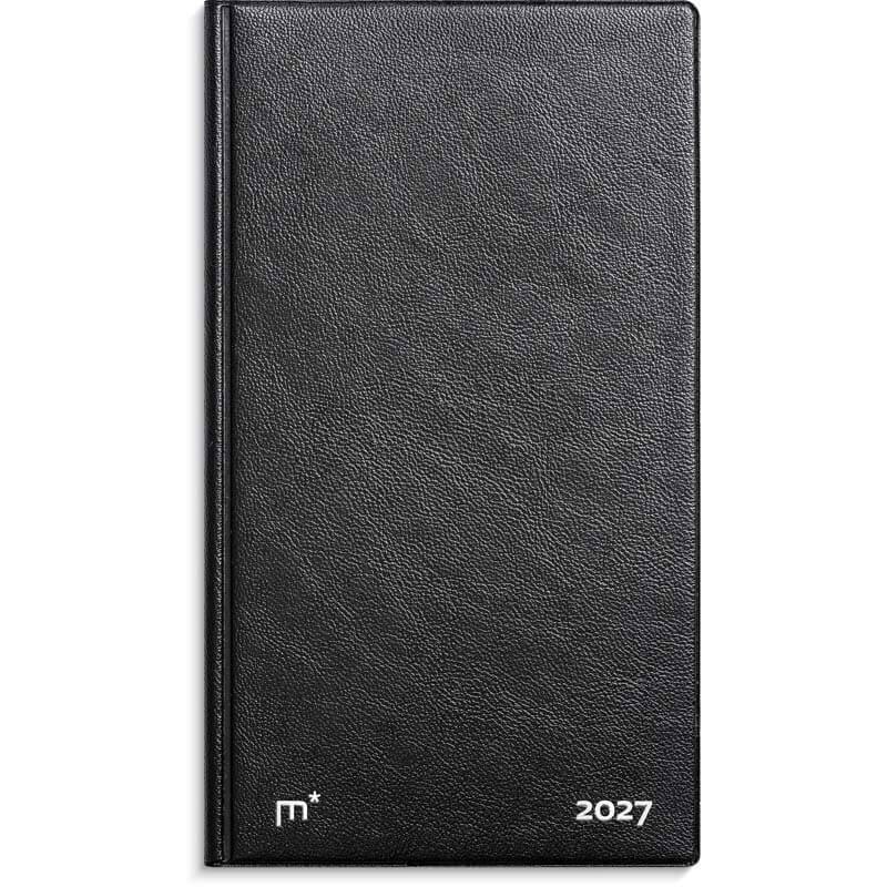 City Week Planner 2027 Mayland tværformat sort vinyl