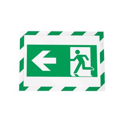 Inforamme Duraframe A4 Security magn/selvkl. grøn/hvid pk./2
