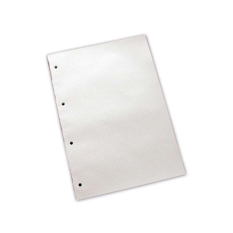 Standardblok 4 huller kvadr. 60g hvid A4 /5 stk. 140543