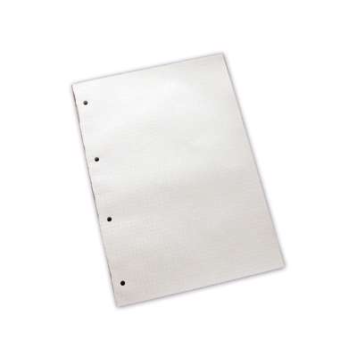 Standardblok 4 huller kvadr. 60g hvid A4 /5 stk. 140543