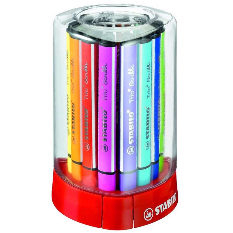 Filtpen Stabilo Trio Scribbi 12 ass.