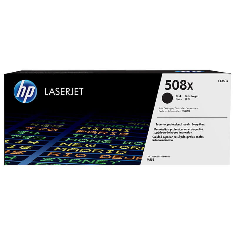 Laserpatron HPCF360X 508, t/M552, sort