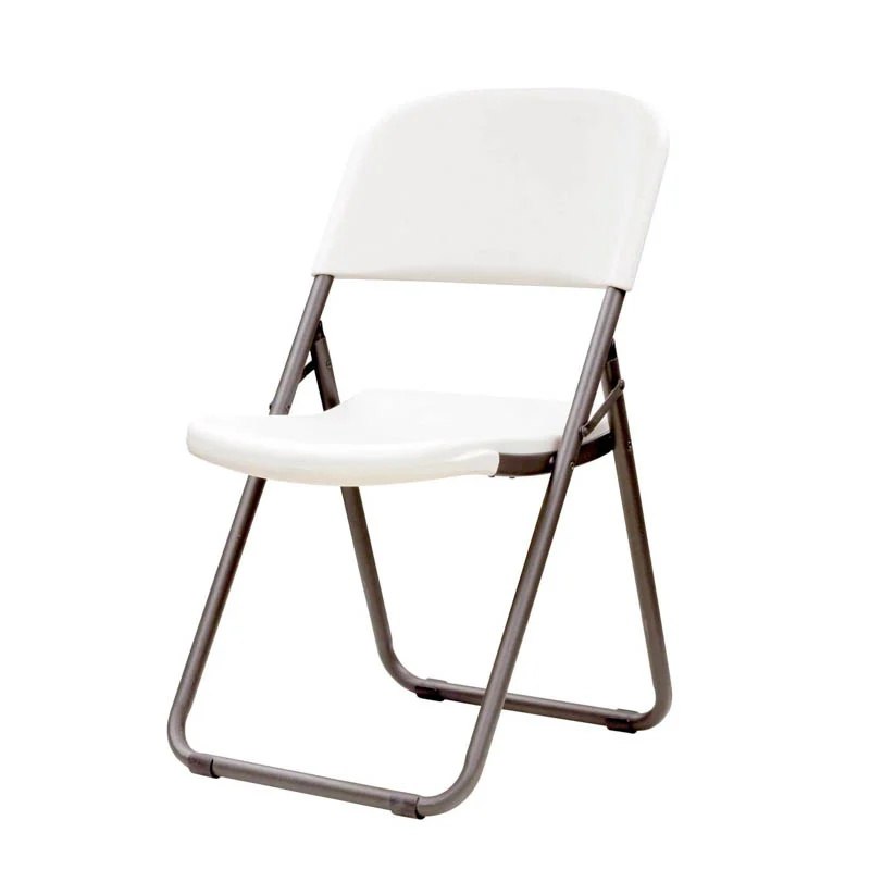 Klapstol LifeTime Heavy bøjleben hvid