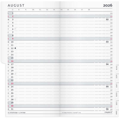 Index Planner månedskalender REFILL 2026