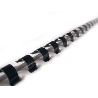 Spiralrygge Fellowes 19mm sort A4 100stk/pk 121-150 ark