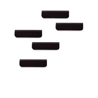 Klemme DURAFIX CLIP 60mm magnetisk selvklæb. 5 stk/pk sort