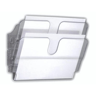 Avisholder Ideal Flexiplus vandret t/væg 2 rum