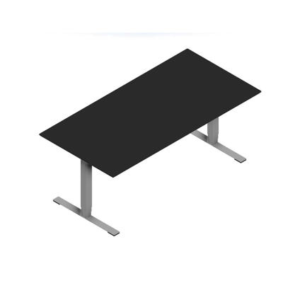 Hæve/sænkebord Dencon 11798 1800x900 alu stel sort nano