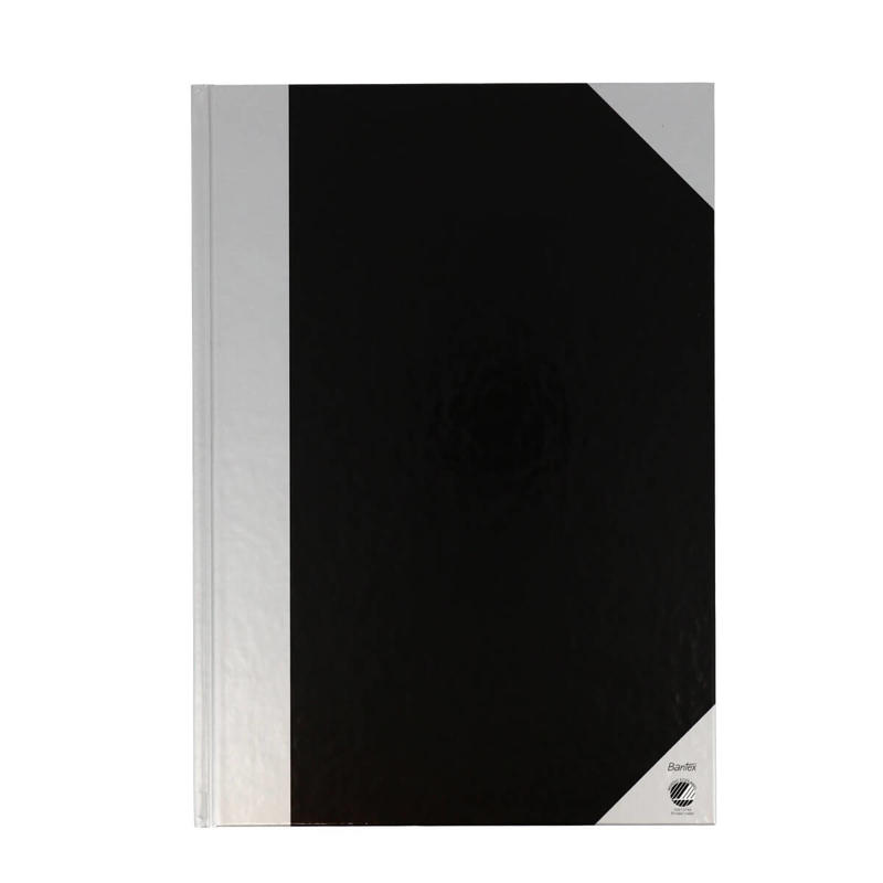 Kinabog m/linier sort/sølv A4 96bl