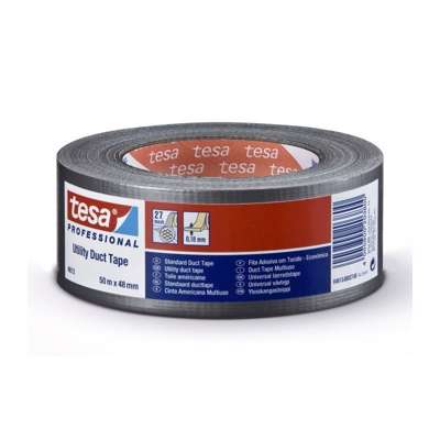 Tape Tesa lærred grå 50mmx50m 4613 Duct tape 180