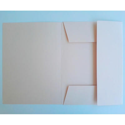 Mappe DKF nr. 125 A4 m/3 klap 801201, natur