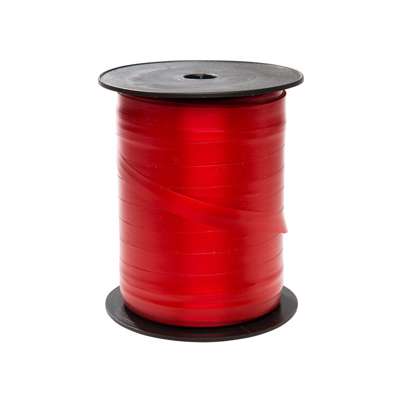 Gavebånd glat rød 10mmx250m nr. 33