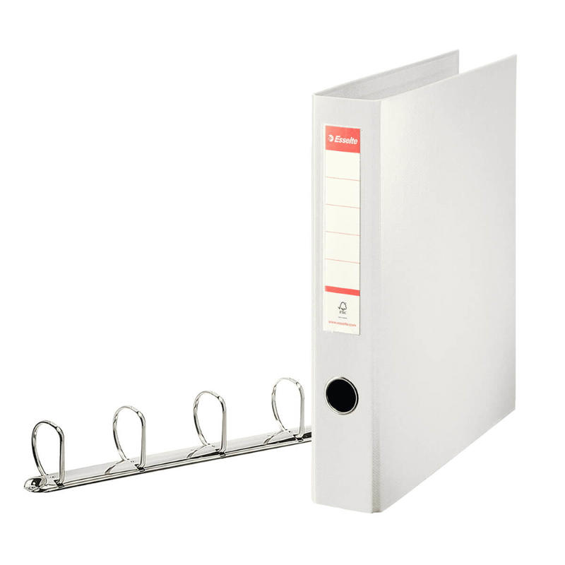 Ringordner Esselte A4 4DR/40 mm hvid