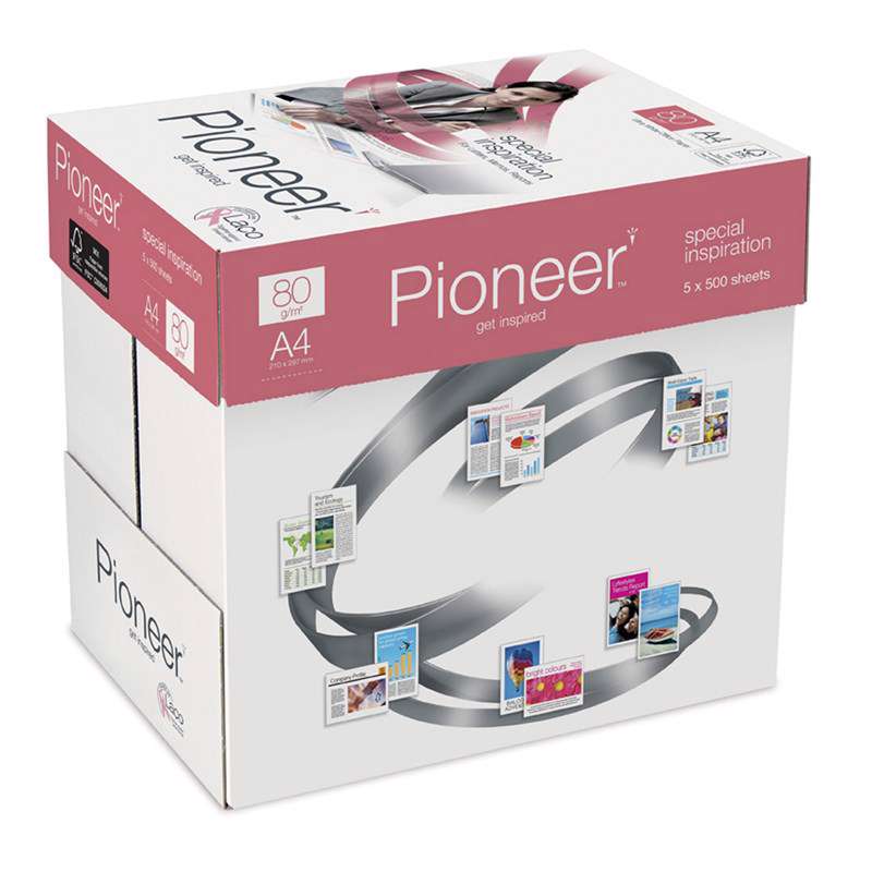 Kopipapir Pioneer 80g A4 2500ark/kar