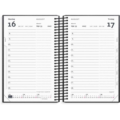Mini dagkalender 2027 Mayland matsort genbrugskarton