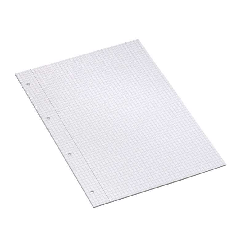 Arbejdsblade A4 kvad. løse ark m/4 hul 80g /500