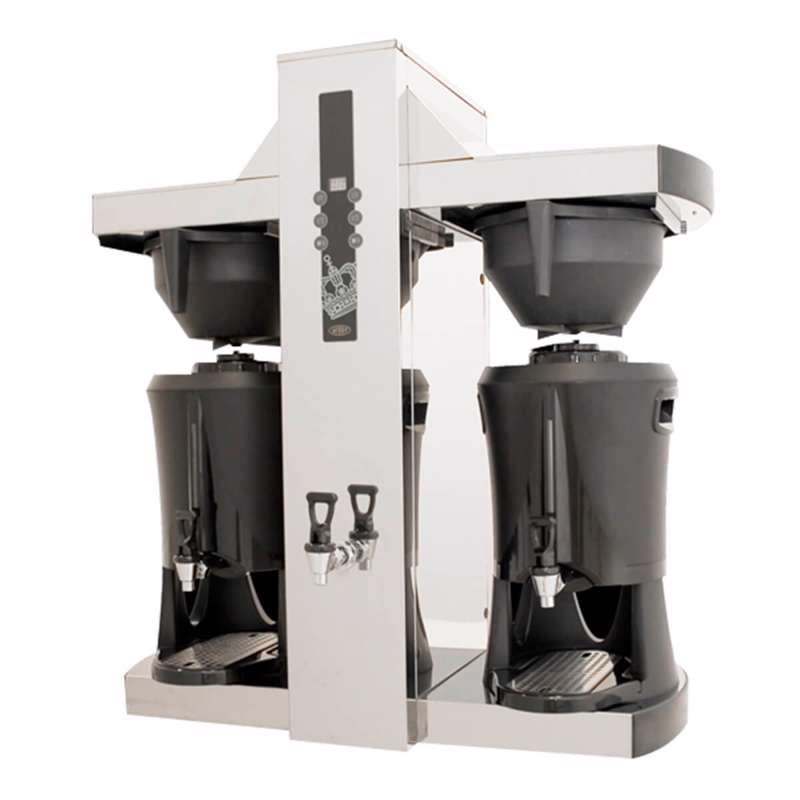 Kaffemaskine Coffee Queen Single Tower m/tevand 2x5L 
