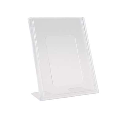 Brochuredisplay BNT A7 klar L-form t/bord 74x105mm